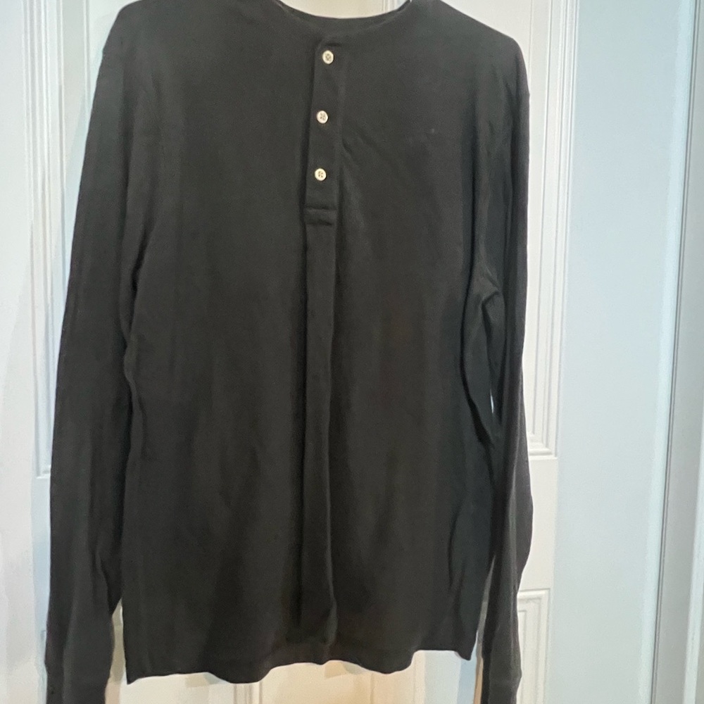 J. Crew Charcoal Long Sleeve Henley